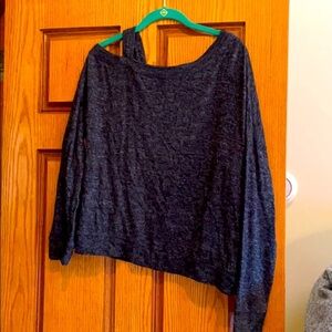 Cold shoulder sweater